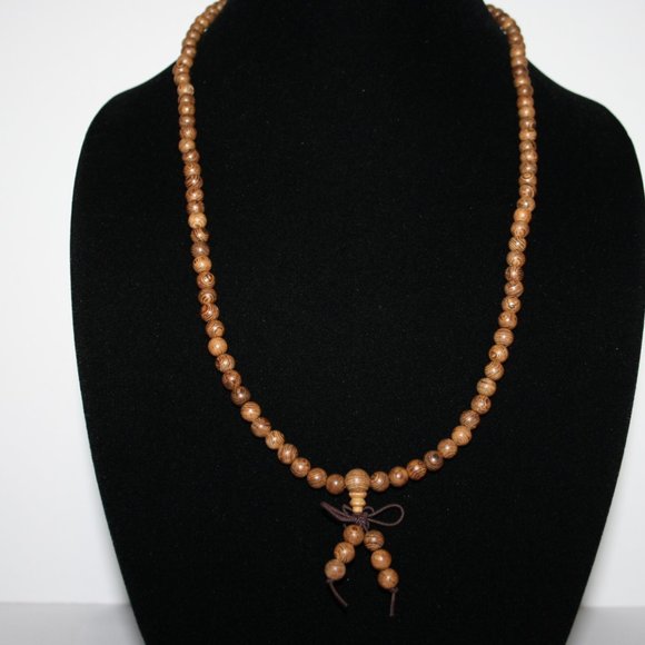 Beautiful wooden Mala Necklace